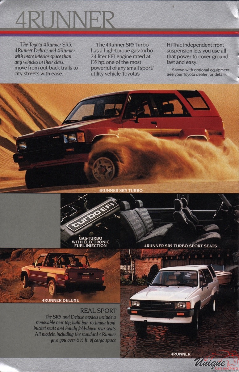1986 Toyota Full-Lineup Brochure Page 15
